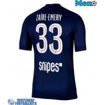 Paris Saint-Germain Warren Zaire-Emery #33 Replica Home Shirt 2025-26 Short Sleeve